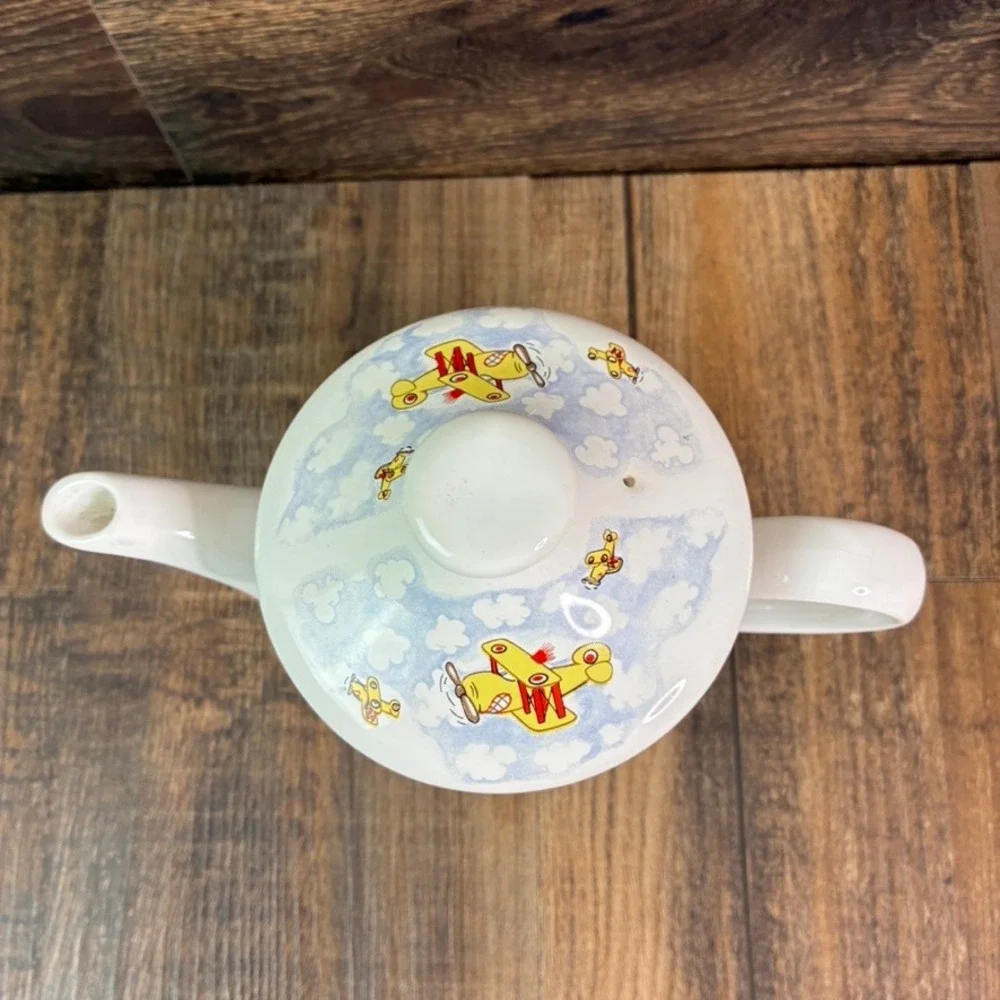 Wade Alex the Aviator Teapot Judith Wootton Made in England Bear Pilot Vintage